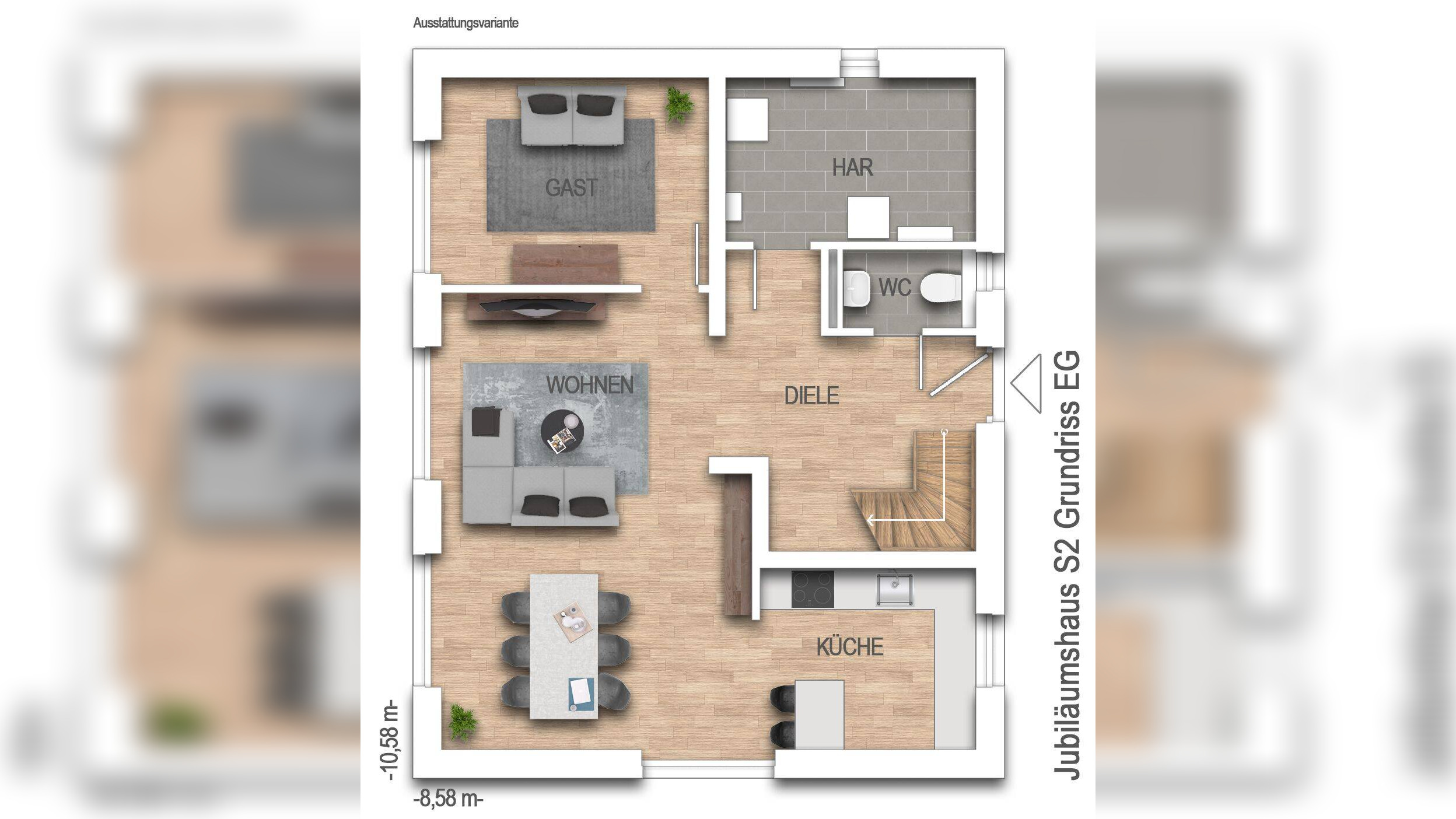 Einfamilienhaus 122 qm Wlf. inklusive Grundstück –  schlüsselfertige und massive Bauweise, 19246 Zarrentin am Schaalsee