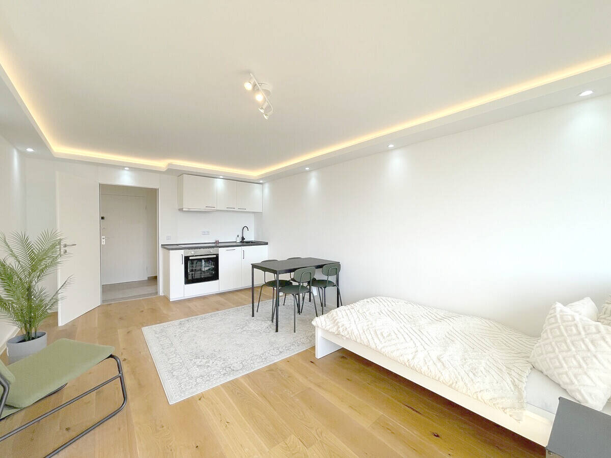 Neue möbelierte 1 Zi.-Whg. mit West-Balkon und EBK direkt an der „Macherei“ in Berg am Laim – 81673 München – Vorschaubild 3