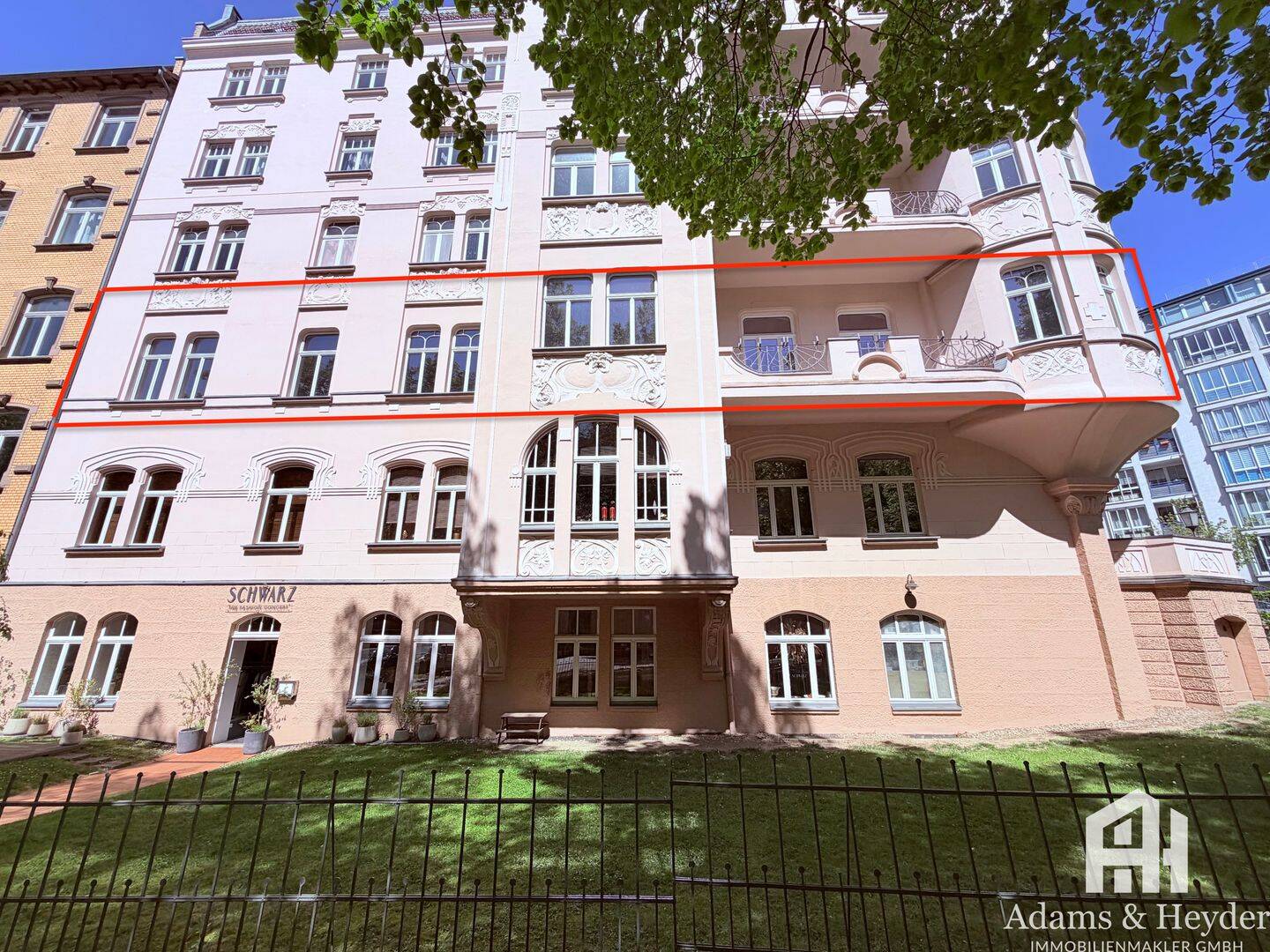 **wieder Besichtigung möglich** sonnige 5-Zimmer Altbauperle im Vorderen Westen mit großem Balkon – 34119 Kassel – Vorschaubild 3