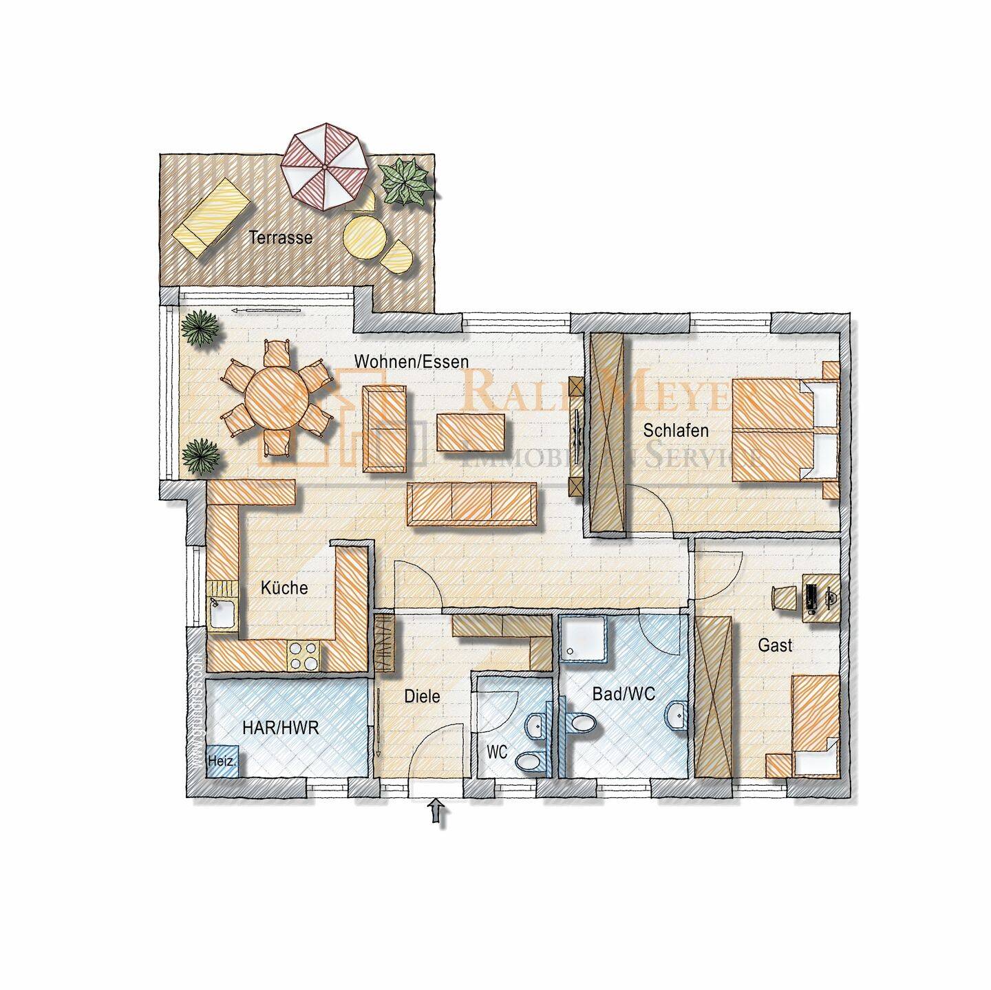 Lichtdurchfluteter Bungalow in Braunfels-Bonbaden!, 35619 Braunfels