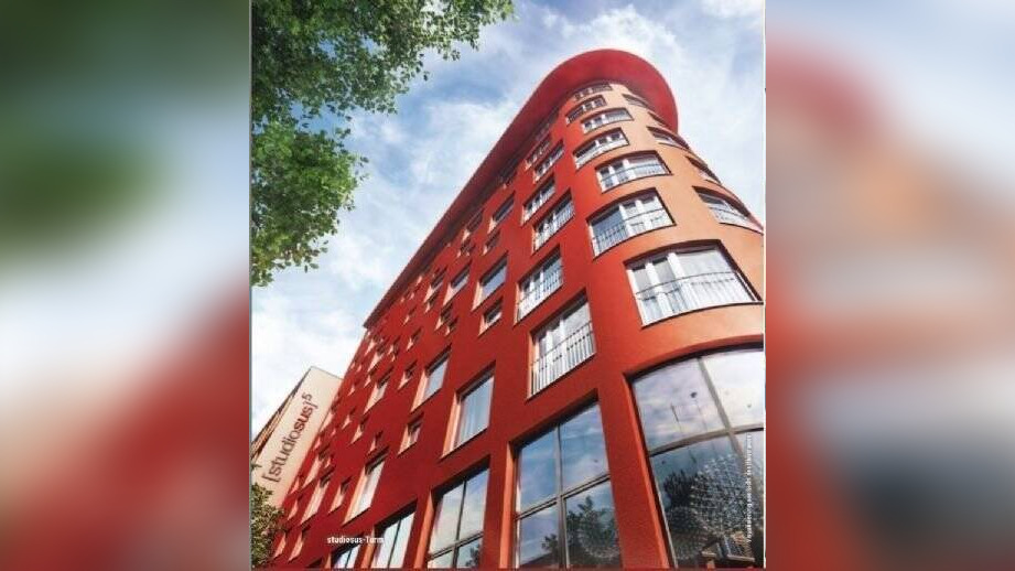 Komplett möbliertes 1-Zi.-Apartment im Turm eines eleganten Apartmenthauses!, 86153 Augsburg (Innenstadt)