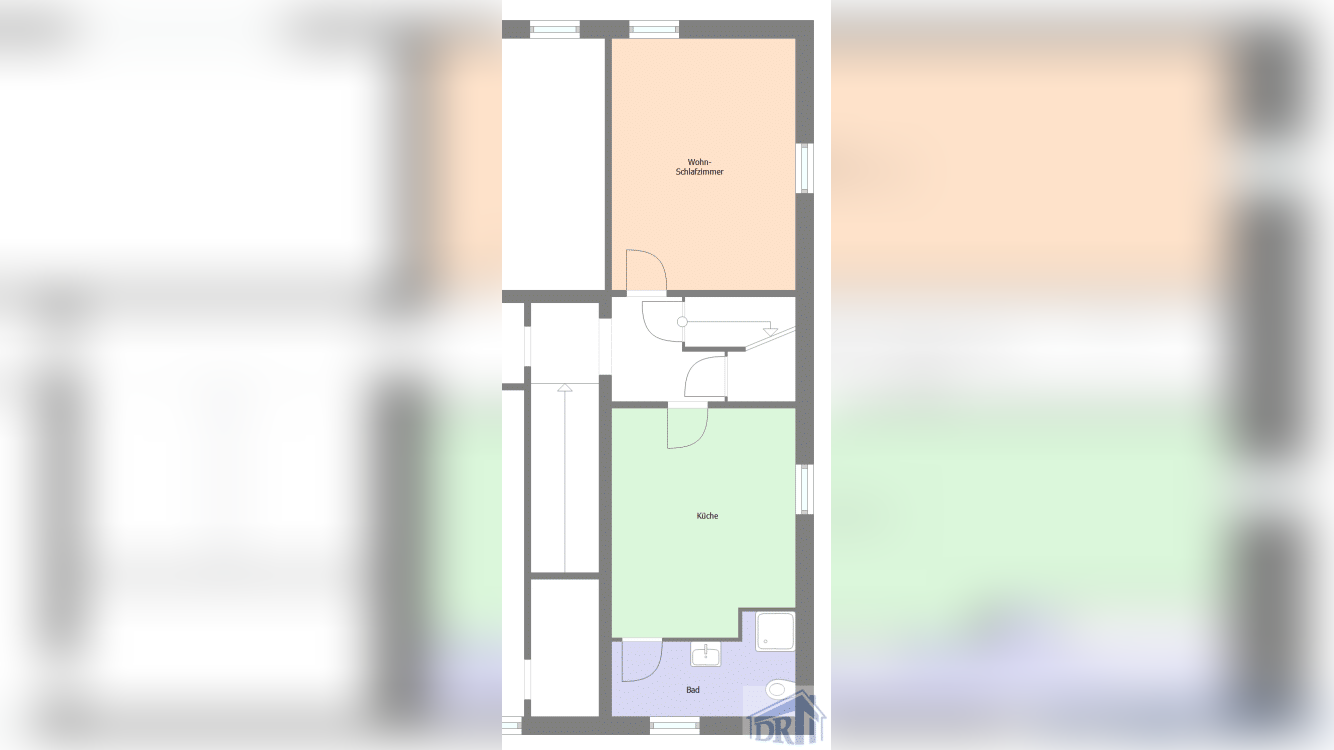 Single Wohnung in einer Villa umgeben von Grün., 2727 Ebersbach-Neugersdorf