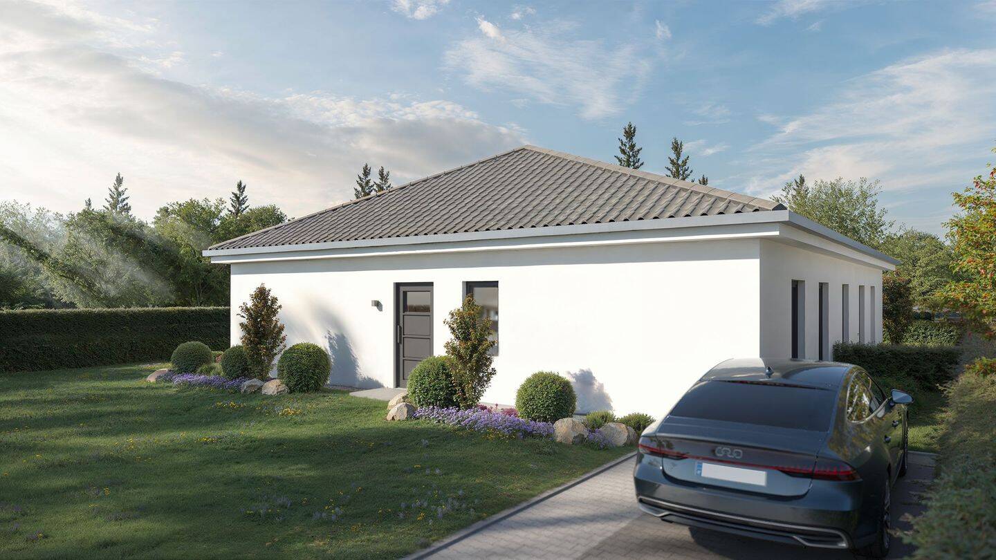 Neubau | Klimafreundlich | Fotovoltaik – Bungalow Typ 1 – 2 Einheiten à 91,34 m², 29646 Bispingen