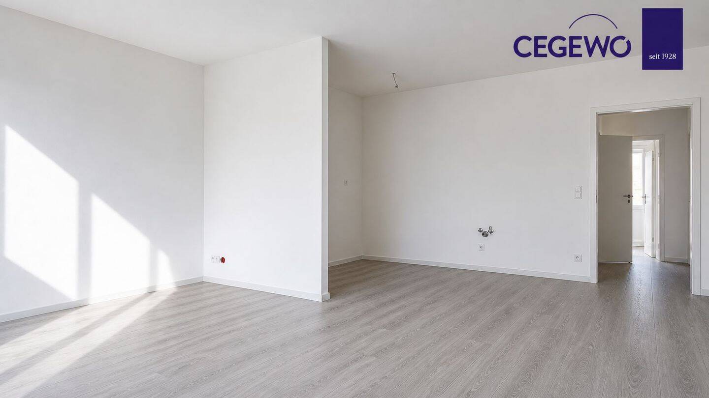 Moderne 3 – Raum Wohnung mit Balkon, Aufzug, Stellplatz