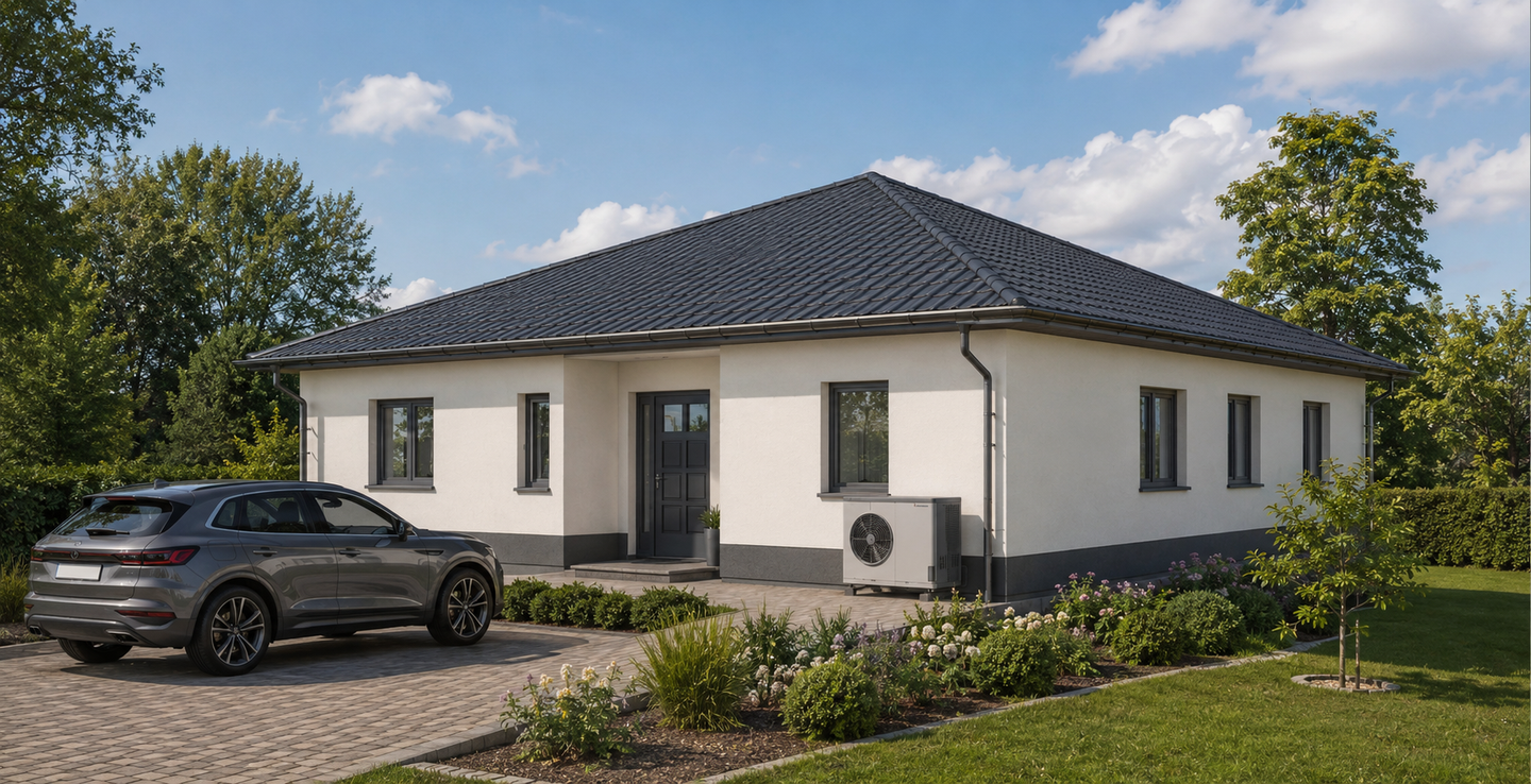 Moderner Bungalow mit durchdachtem Grundriss und großzügiger Raumaufteilung in Arneburg, 39596 Arneburg