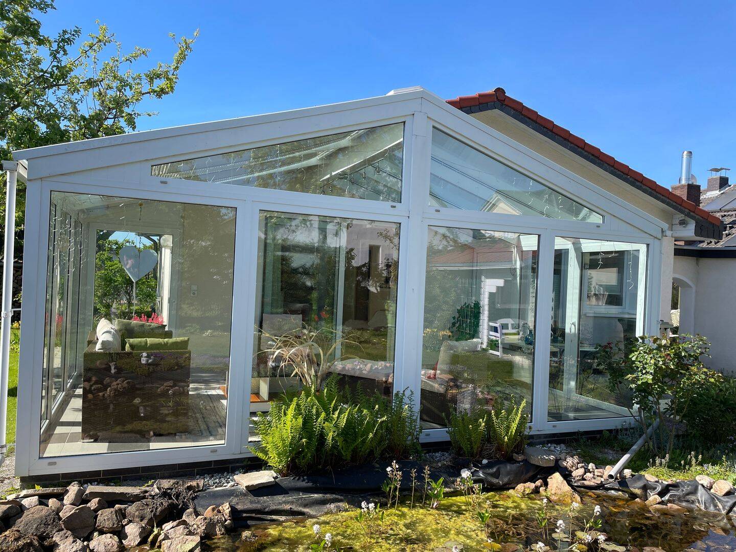 Hochwertig (teil)möbliertes, freistehendes Haus mit Wintergarten, 34253 Lohfelden
