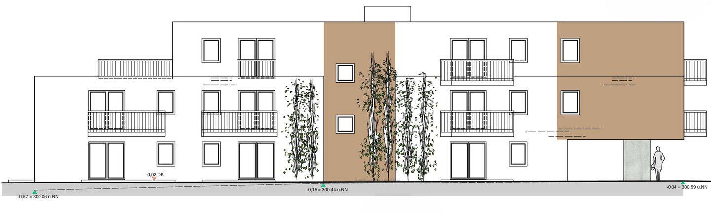2,5-Zimmer-Neubauwohnung mit großem Garten in Nürnberg