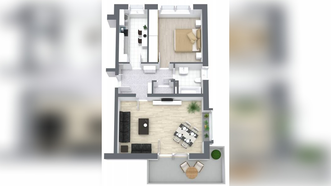 Vermietete 2-Zimmer-Wohnung in Bad Segeberg, 23795 Bad Segeberg