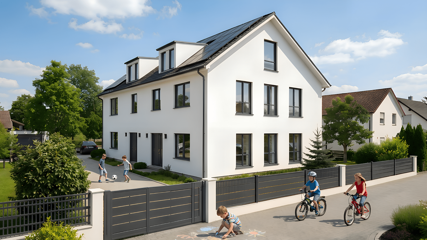 Neubau-DHH | Ausbauhaus | 163 m² | Holzrahmen-Konstruktion | 30 J. Gewährleistung | Frei planbar, 86199 Augsburg (Bergheim Göggingen Haunstetten Inningen)