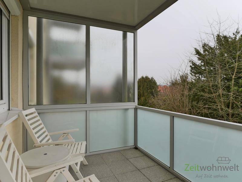 (EF1217_M) Kassel-Stadt: Kirchditmold, möbliertes Single-Apartment mit breitem, Bett, Waschmaschine und Balkon – 34130 Kassel – Vorschaubild 3