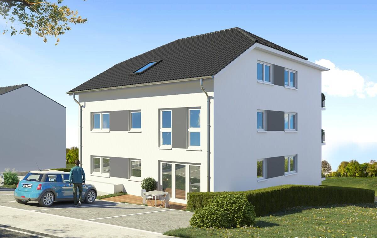 Ihr Neubau in der Nähe der Saarschleife. Maisonette ETW Nr.2 mit 92,2 m², 66693 Mettlach