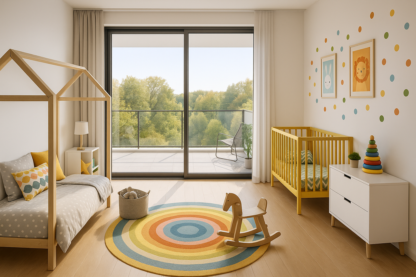 Wunderschöne 4-Zi Wohnung mit Weitblick ins Grüne I Großzügiger Balkon I Modern, hochwertig & hell! – 1129 Dresden – Vorschaubild 3