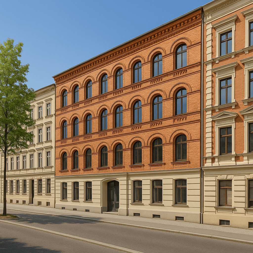 Schicke EG-Wohnung im sanierten Denkmal mit Balkon, moderner Technik & KfW-Förderung I Top Lage, 39112 Magdeburg (Leipziger Str. Sudenburg)