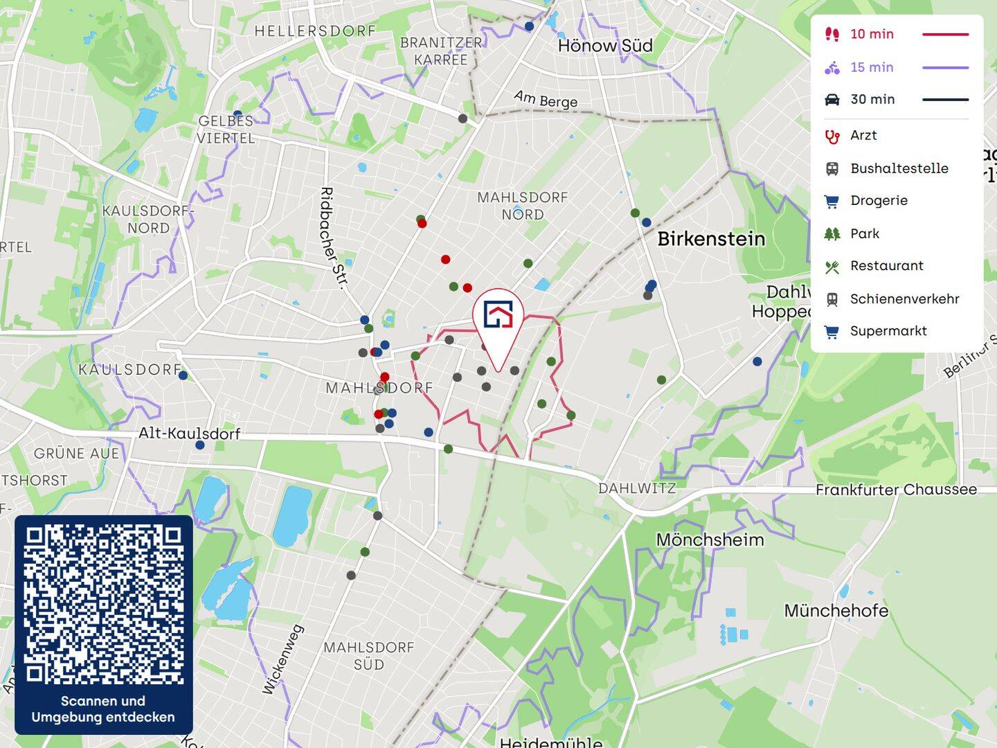Stadtvilla Neubau in Mahlsdorf auf ca. 500 m² Grundstück – 12623 Berlin – Vorschaubild 4