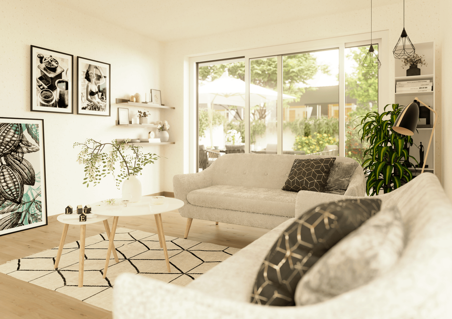 Haus mit Balkon und Terrassenüberdachung , Preis inkl. Grundstück, massiv, 66894 Bechhofen