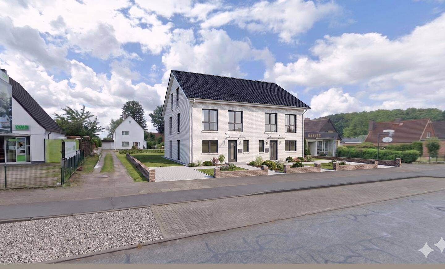 Baugrundstück für genehmigtes MFH 5 WE ca. 320 m² oder mit Doppelhäuser in Barsbüttel, 22885 Barsbüttel