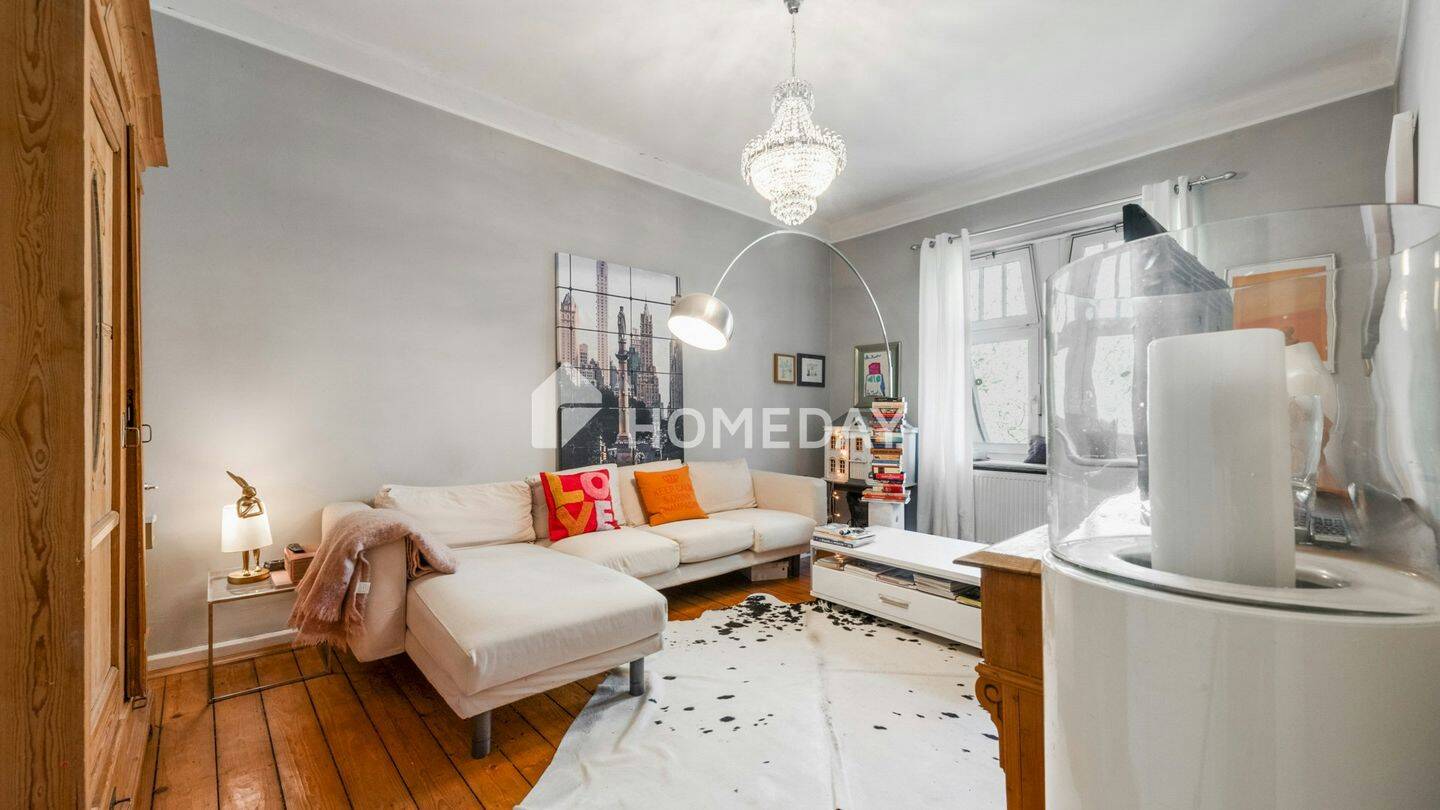 Seltene Kreuzviertel-Maisonette im Jugendstilhaus mit Balkon & Altbaucharme, 44139 Dortmund (Brünninghausen Mitte)