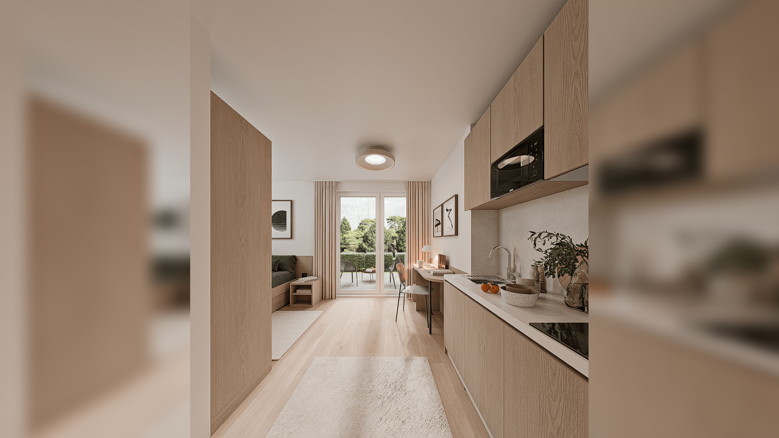 Neubau: Mikroapartments in KFW 55-Standard (A+) | Ap. 8 – 81247 München – Vorschaubild 3