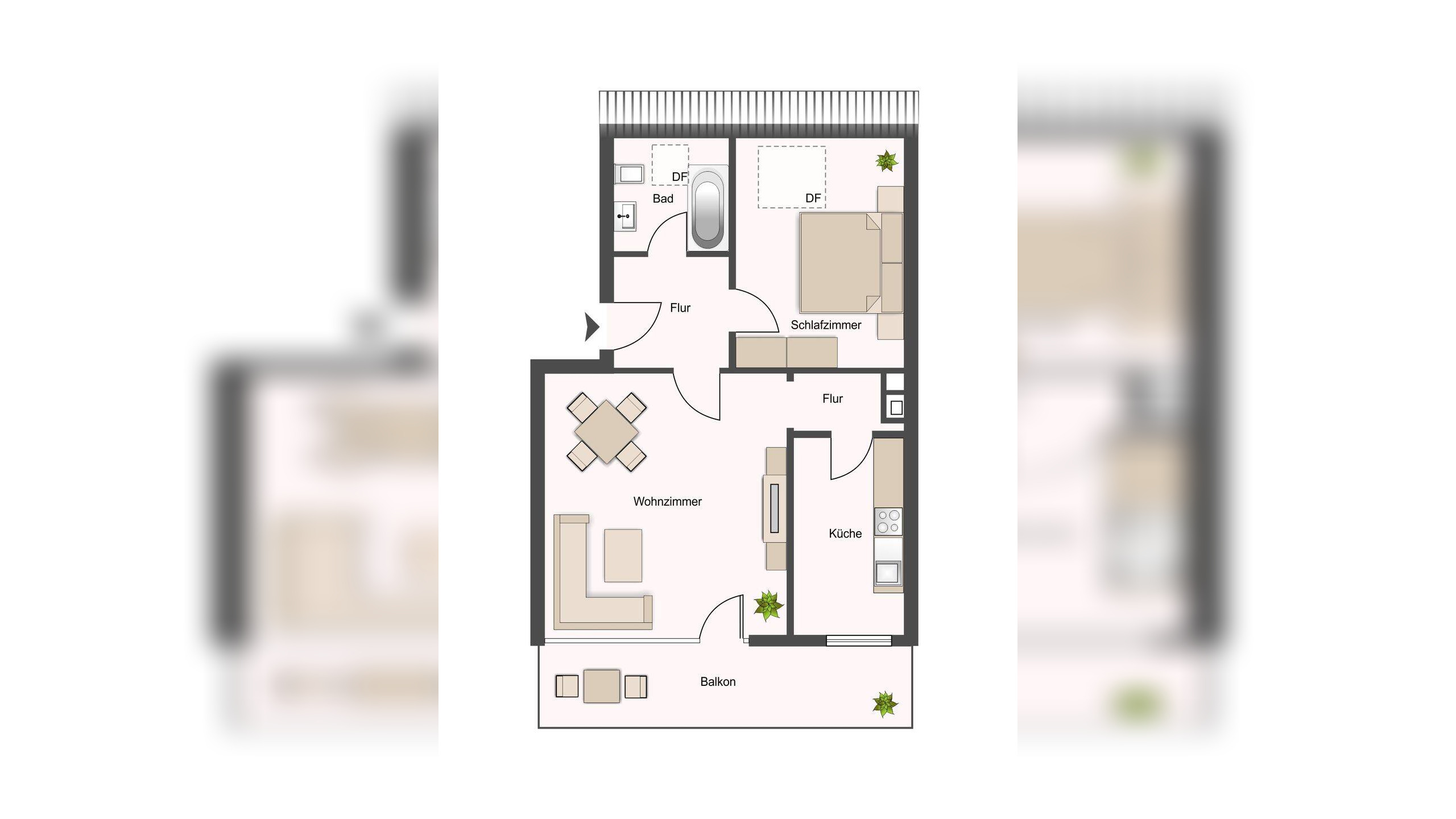 Helle Dachgeschosswohnung mit Schrägen und Charme – 22457 Hamburg – Vorschaubild 6