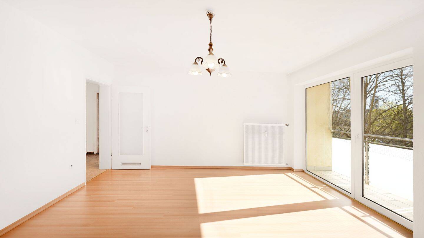 Gut geschnittene 3-Zimmer-Wohnung mit Balkon und Stellplatz (optional) auf der Fürther Hardhöhe, 90766 Fürth (Eigenes Heim Hardhöhe Unterfarrnbach Weststadt)