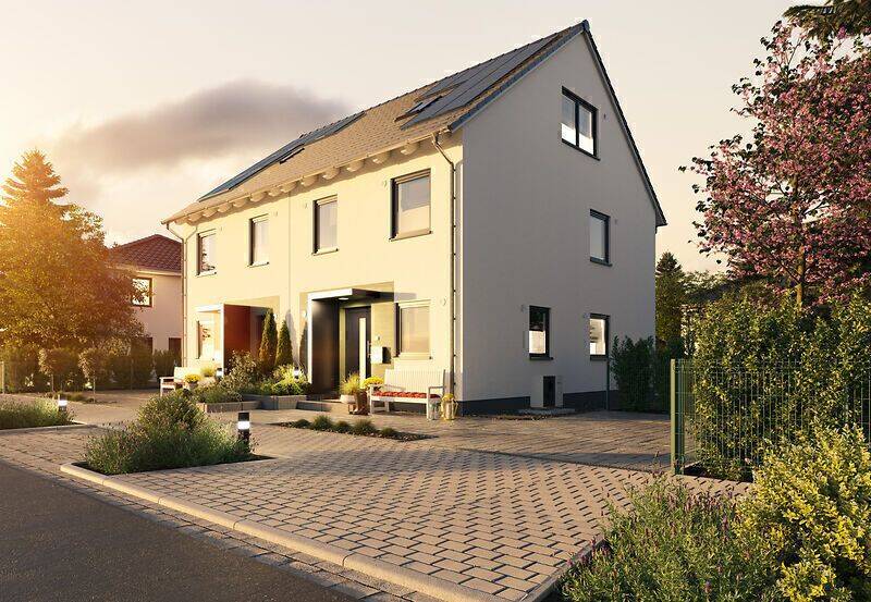 Doppelhaus, massiv gebaut, Preis inkl. Grundstück in Masholder, 54634 Bitburg