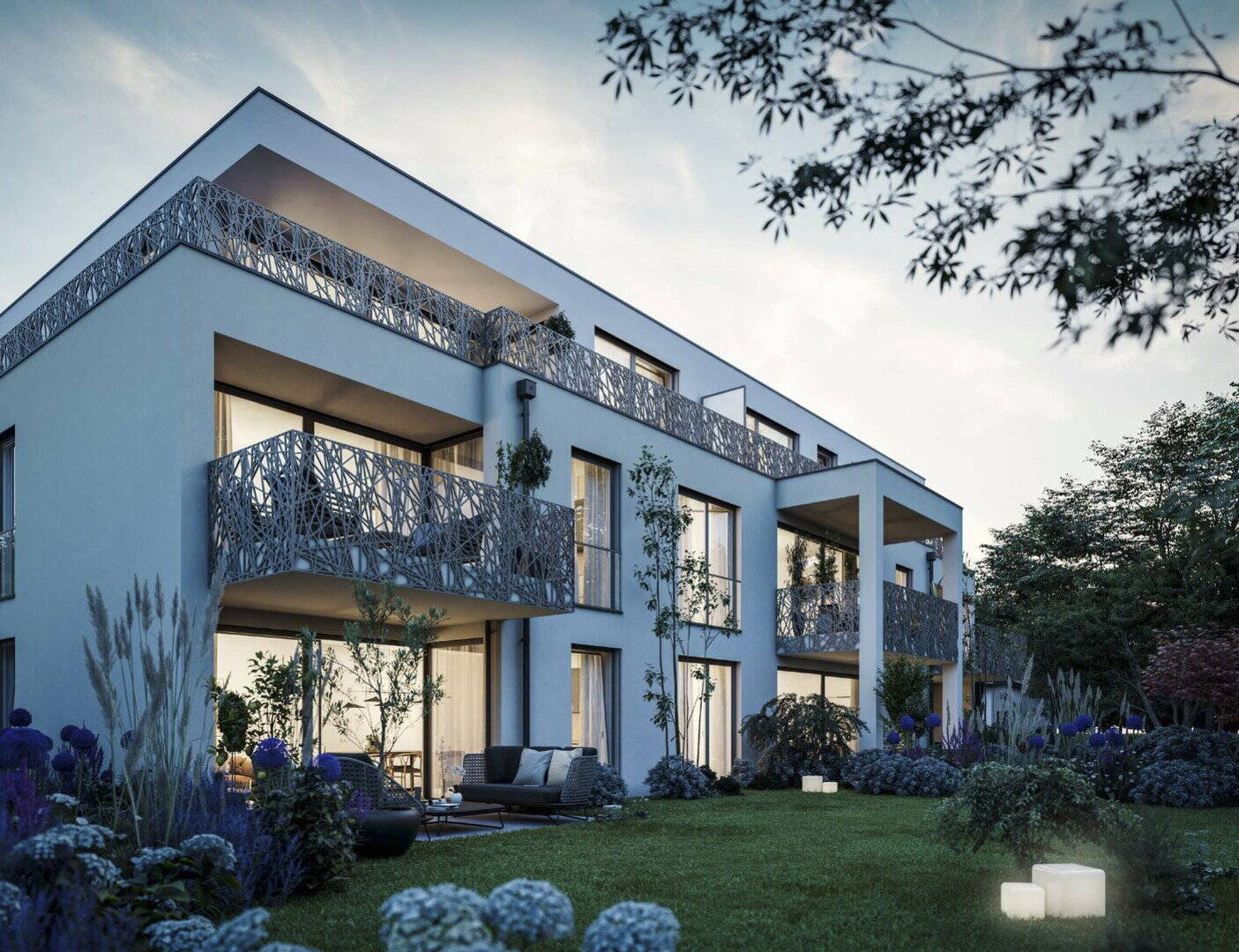 Erstbezug 2026: Helle 2-Zi.-Wohnung in ruhiger Villenlage – Balkon ins Grüne, hohe Decken, TG – München – Vorschaubild 4
