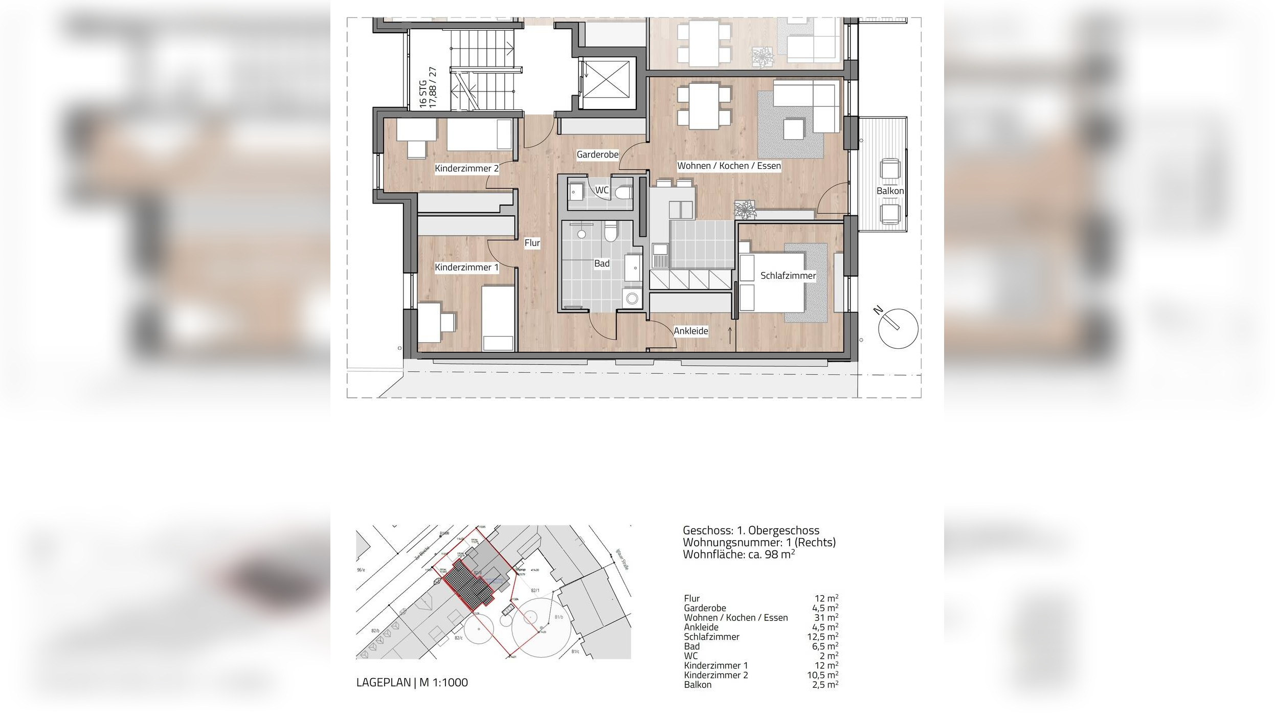 RUHIGE 4-RAUM WOHNUNG MIT LIFT IN LAUBEGAST – 1279 Dresden – Vorschaubild 3
