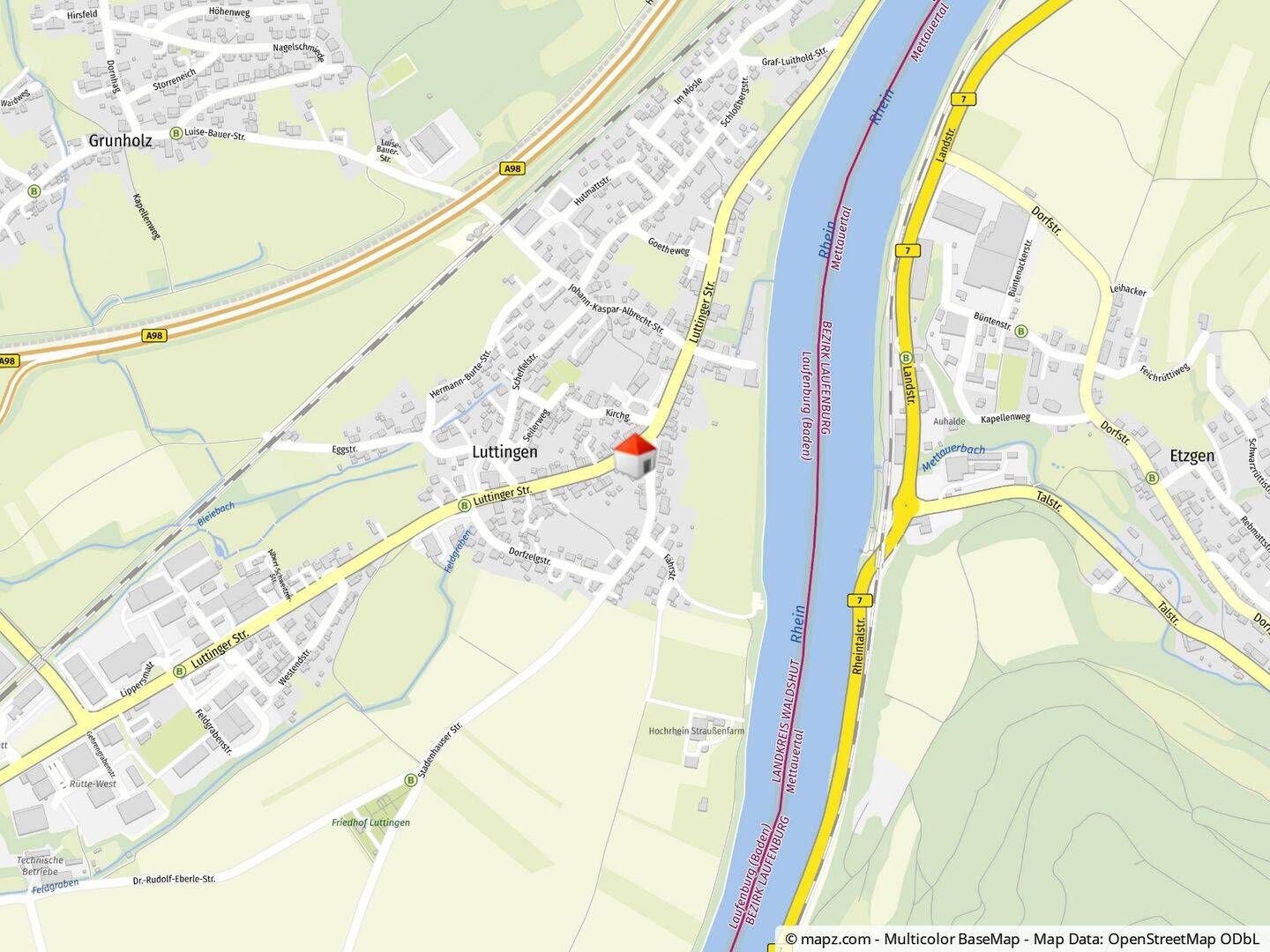 Ideale Singlewohnung | 1 Zimmerapartment in super Lage von Laufenburg, 79725 Laufenburg (Baden)