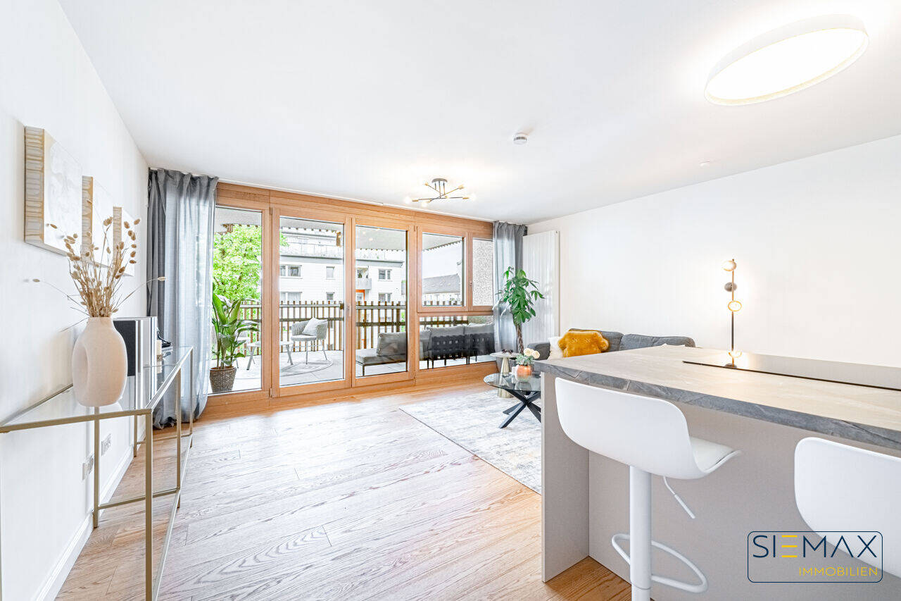 Wohnung Nr.46: Helle 1-Zimmer-Wohnung mit großzügigem, überdachten Balkon – zusätzlicher Wohnkomfort – 81677 München – Bild 1 von 3