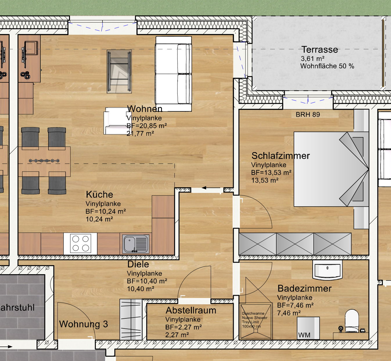 Barrierearme 2-Zimmer Wohnung mit Abstellr. und West-Terrasse, 31241 Ilsede