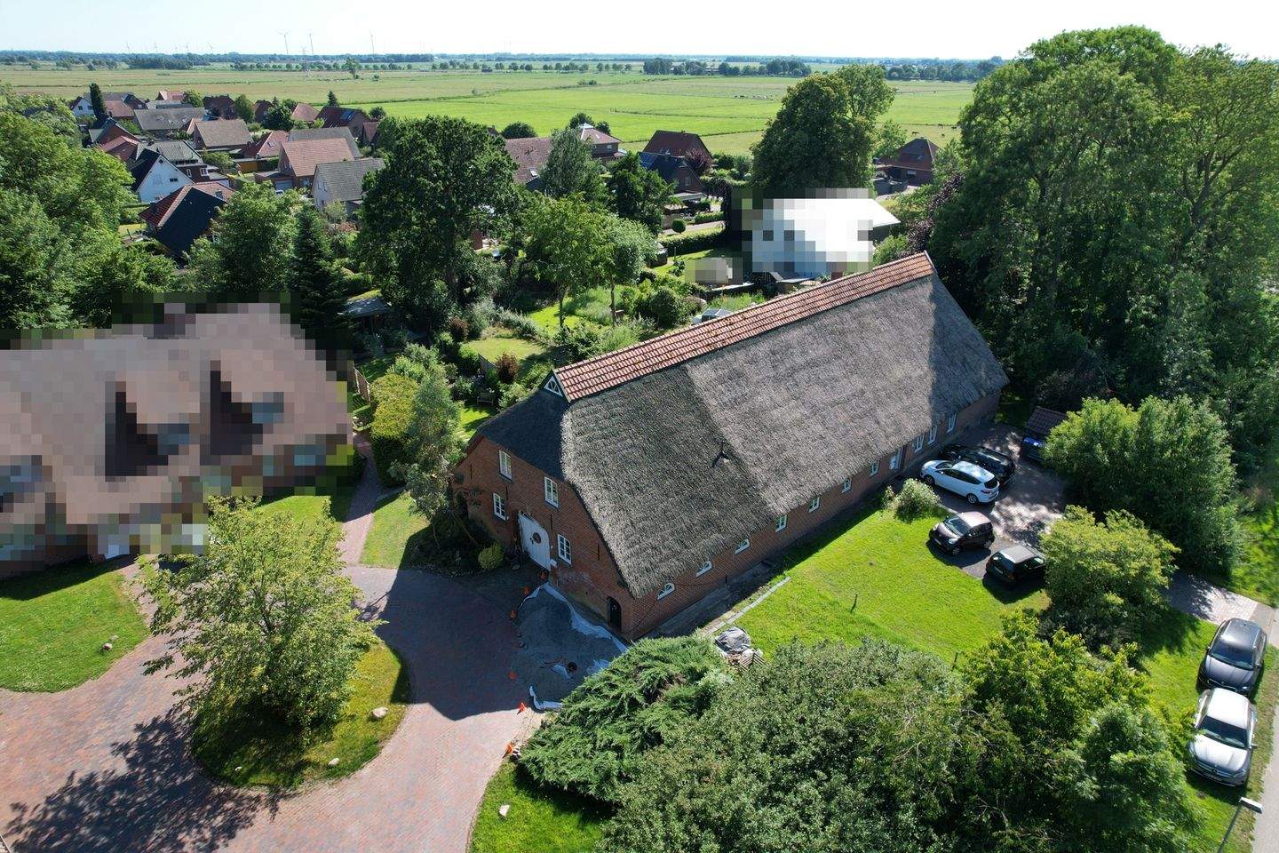 Reetdach-Bauernhaus mit 3 Wohneinheiten in Brake/Golzwarden, 26919 Brake (Unterweser)