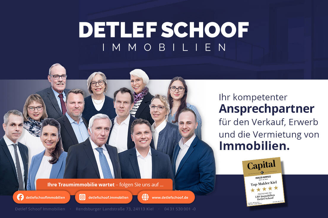 Grundbuch statt Sparbuch – vermietete Komfort-Wohnung in Flintbek, 24220 Flintbek