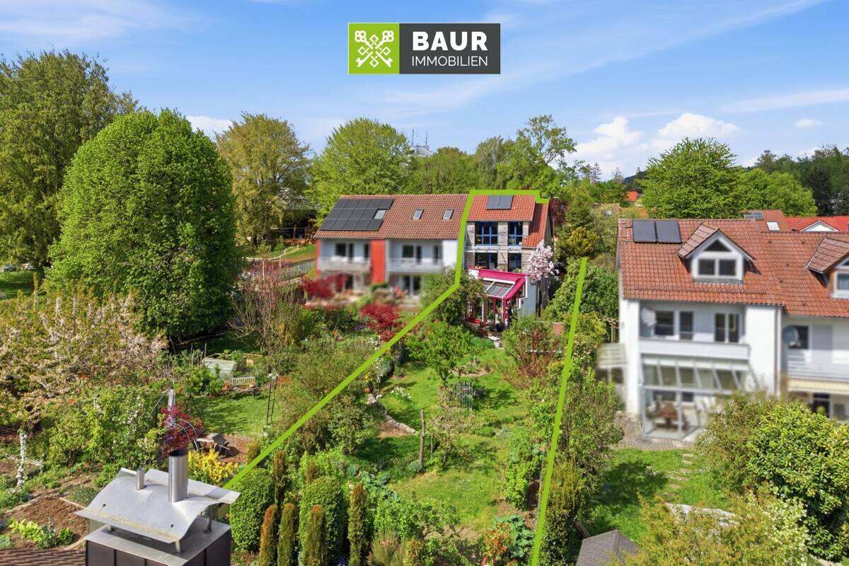 360° I Großes Reihenendhaus mit weitläufigem Südgarten, Carport und Garage in Meckenbeuren-Hegenberg, 88074 Meckenbeuren