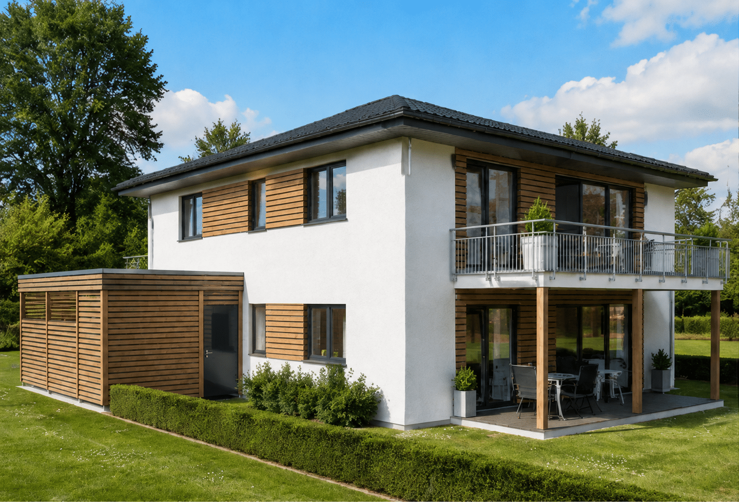 Förderfähige Erdgeschosswohnung mit großem Garten – ökologisch gebaut, modern durchdacht, 32312 Lübbecke