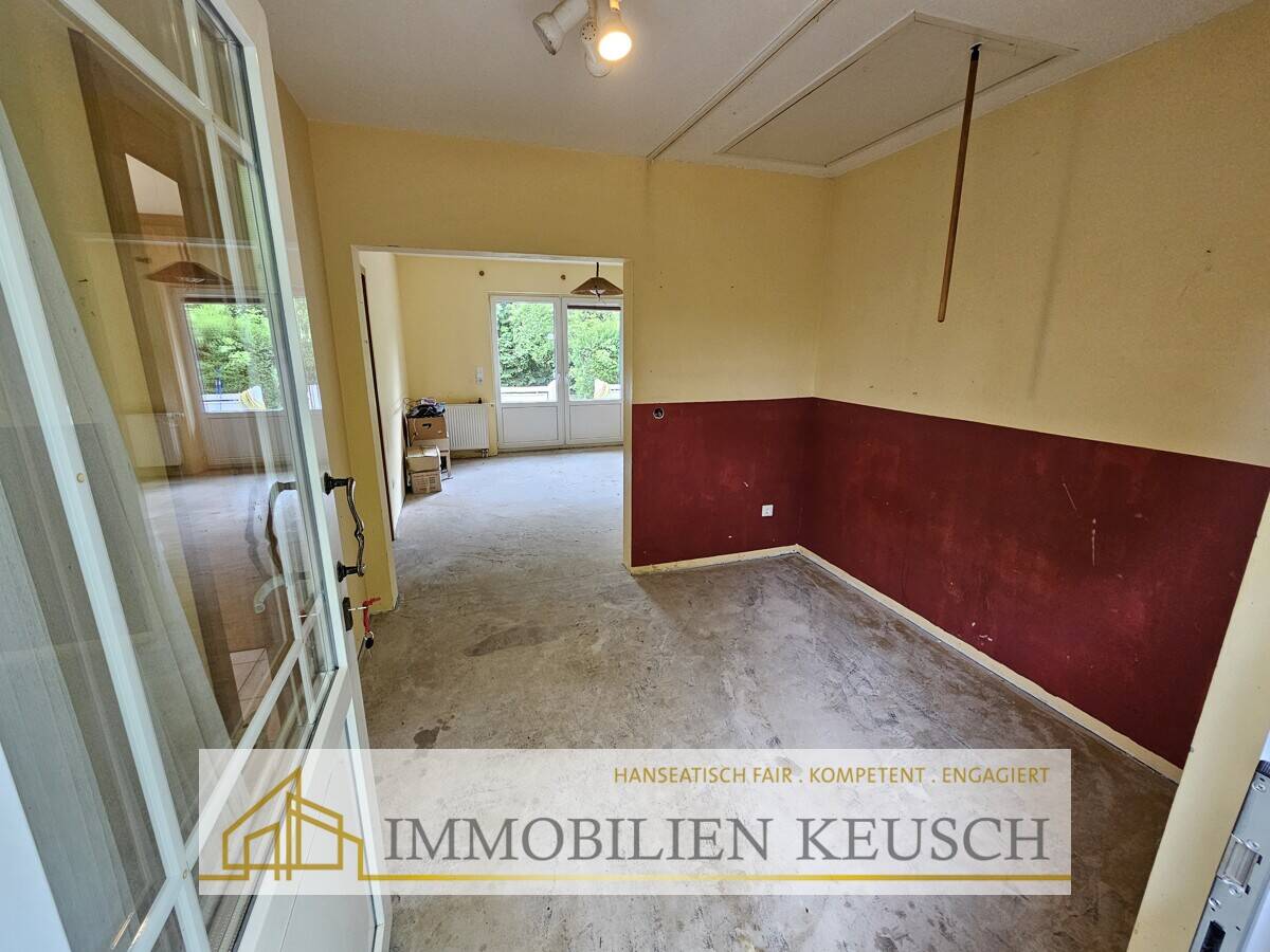 Traumlage in Sackgasse am Feldrand – neuwertiger Bungalow mit Carport und Gartenhaus – TOP, 27249 Mellinghausen