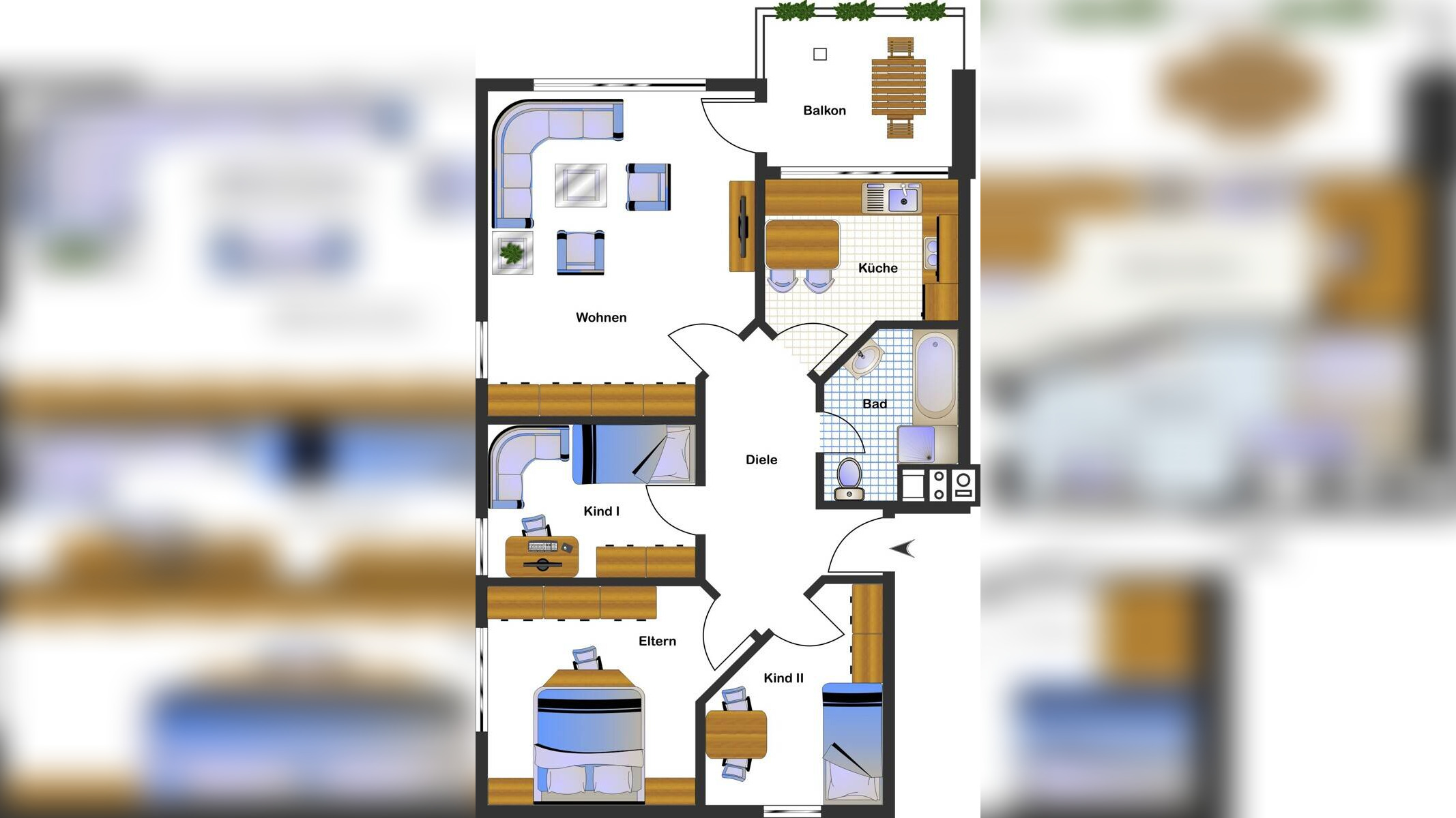 Direkt verfügbar – Stadtzentrale 4-Zimmerwohnung, nur 350m zur Ems!, 48431 Rheine