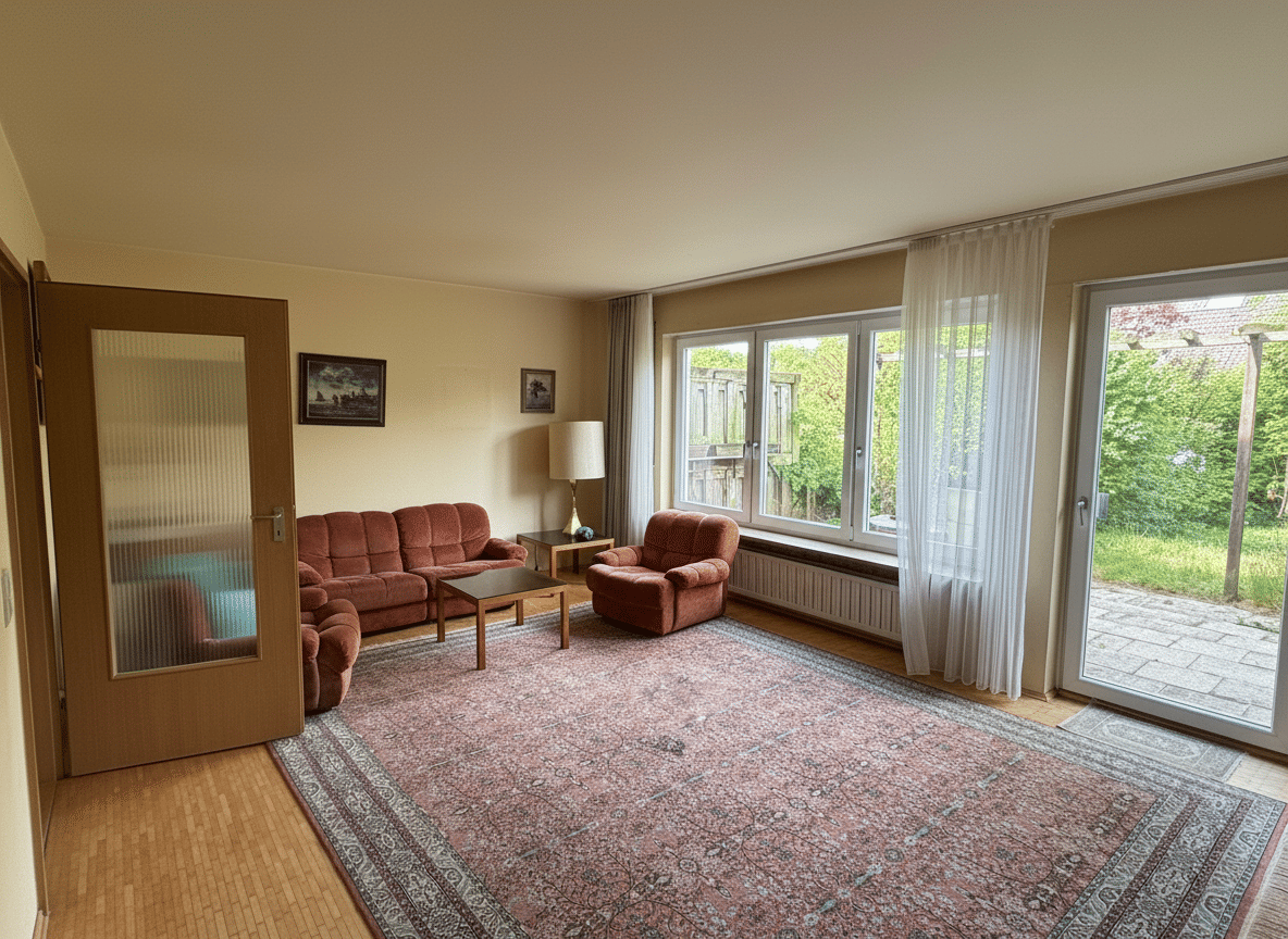 Gepflegtes Reihenmittelhaus mit ausgebautem Dachgeschoss in Fürth-Burgfarrnbach, 90768 Fürth