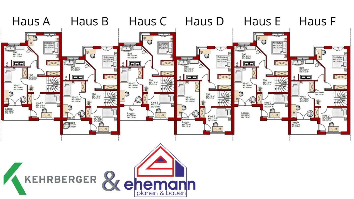 Aus der Reihe gedacht – Neubau Reiheneckhaus mit offenem Wohnen und großzügigem Garten in Sachsen bei Ansbach, 91623 Sachsen b. Ansbach
