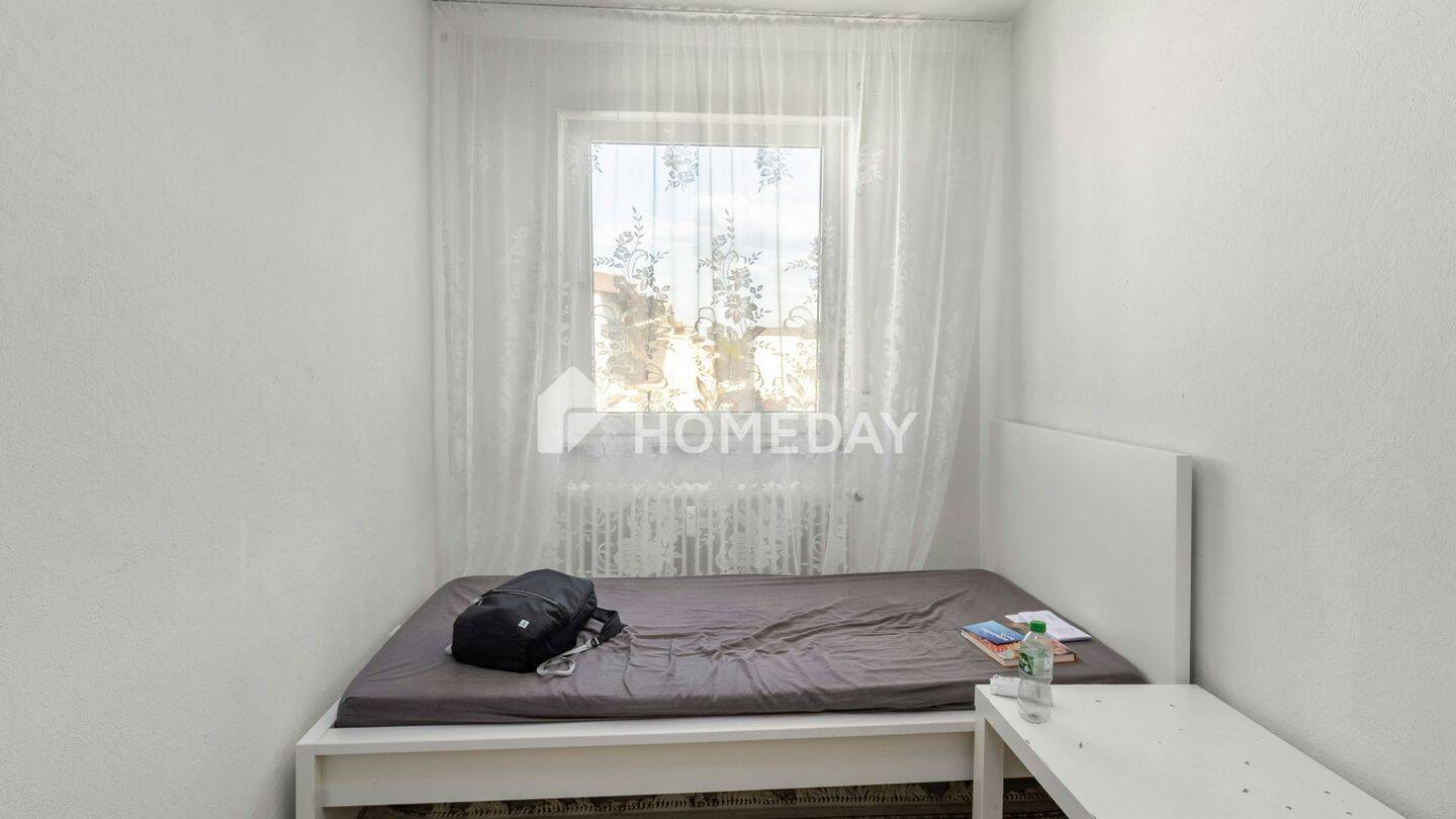 Helle 3-Zimmer-Wohnung mit Balkon und möblierter WG-Vermietung, 61118 Bad Vilbel