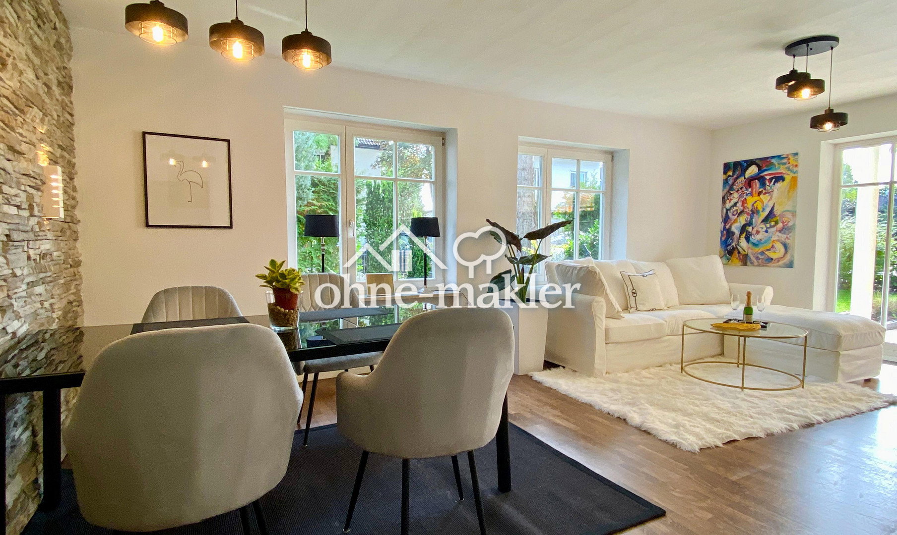 Elegant 3-room garden apartment with large terrace – Edeltraudstrasse, 81827 München – Vorschaubild 3