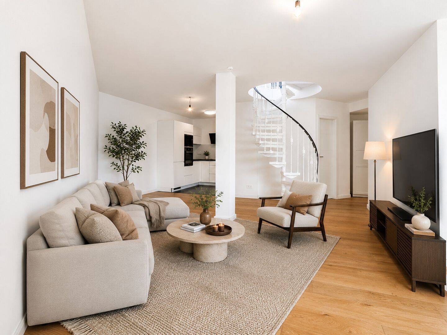 Abendsonne pur – Maisonette-Wohnung mit Dachterrasse & 2 Garagen | Untermenzing