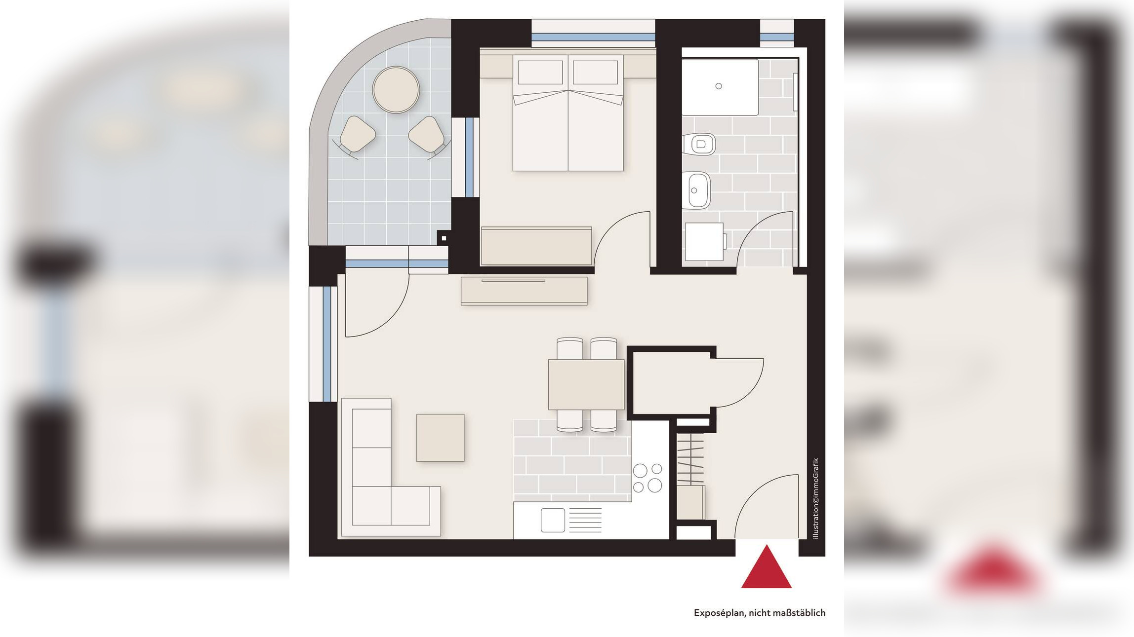 Heilbronn Hochgelegen – Moderne 2-Zimmer EG-Wohnung mit hochwertiger Einbauküche, 74078 Heilbronn (Biberach Frankenbach Heilbronn Kirchhausen Neckargartach)