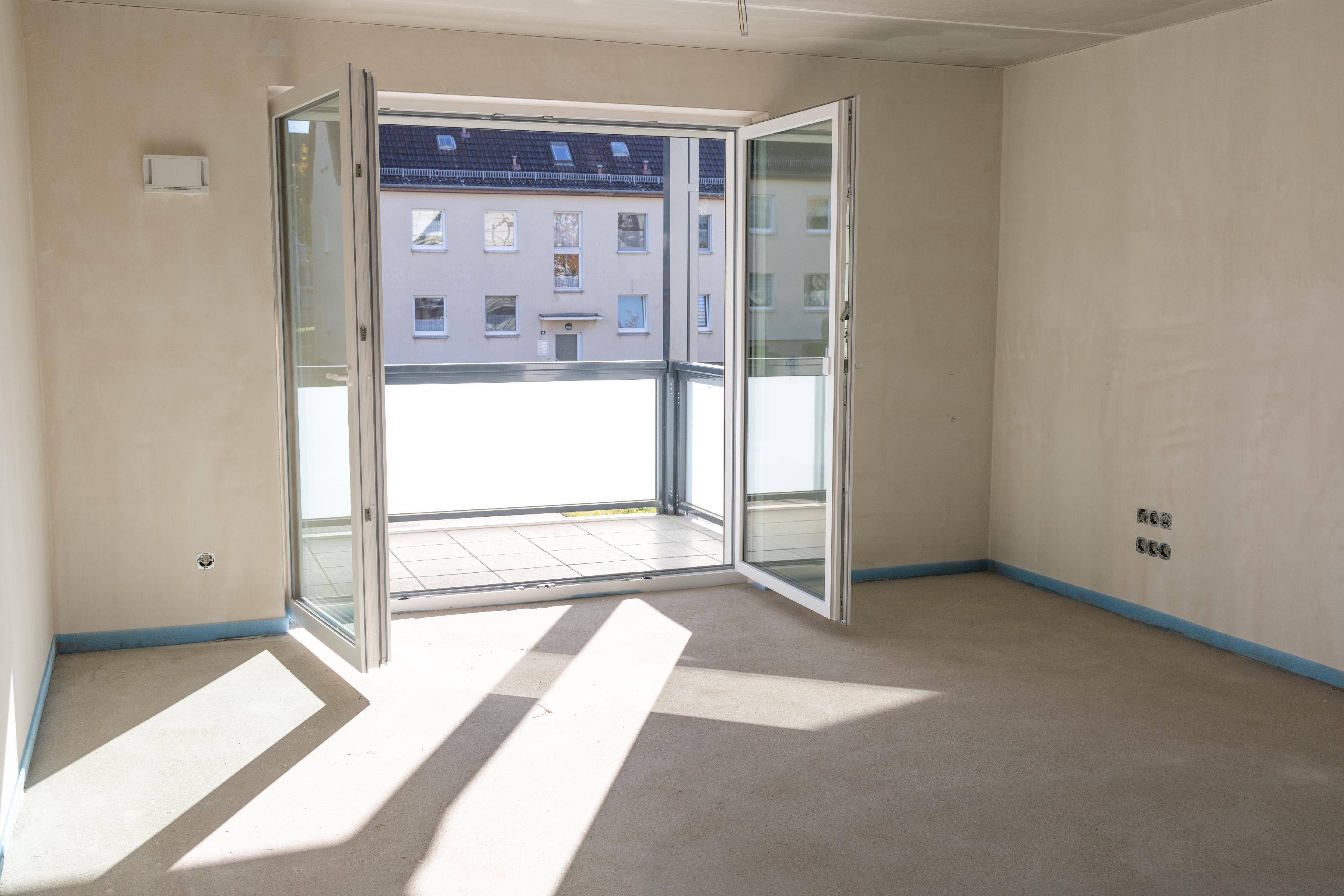 NEUBAU mit PV-Anlage, Batteriespeicher… – 3-Zimmer-Wohnung mit großem Balkon, Tageslichtbad, Gäste-WC u.v.m., 38442 Wolfsburg (Ehmen Fallersleben Mörse Sandkamp Sülfeld)
