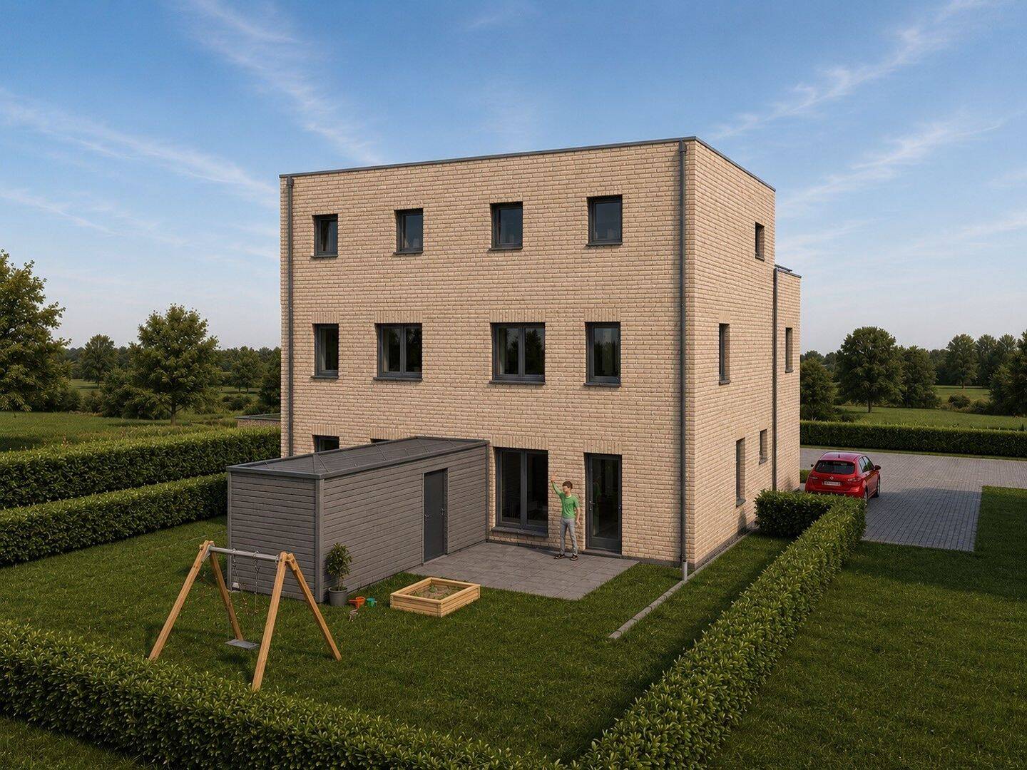 Exklusive Neubau-Doppelhaushälfte – Modernes Wohnen im Wohnquartier Moorkoppeln, 24536 Neumünster (Brachenfeld Einfeld Tungendorf)