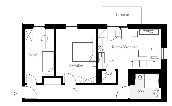 *WBS erforderlich* 3-Zimmer Wohnung ab sofort, 78054 Villingen-Schwenningen