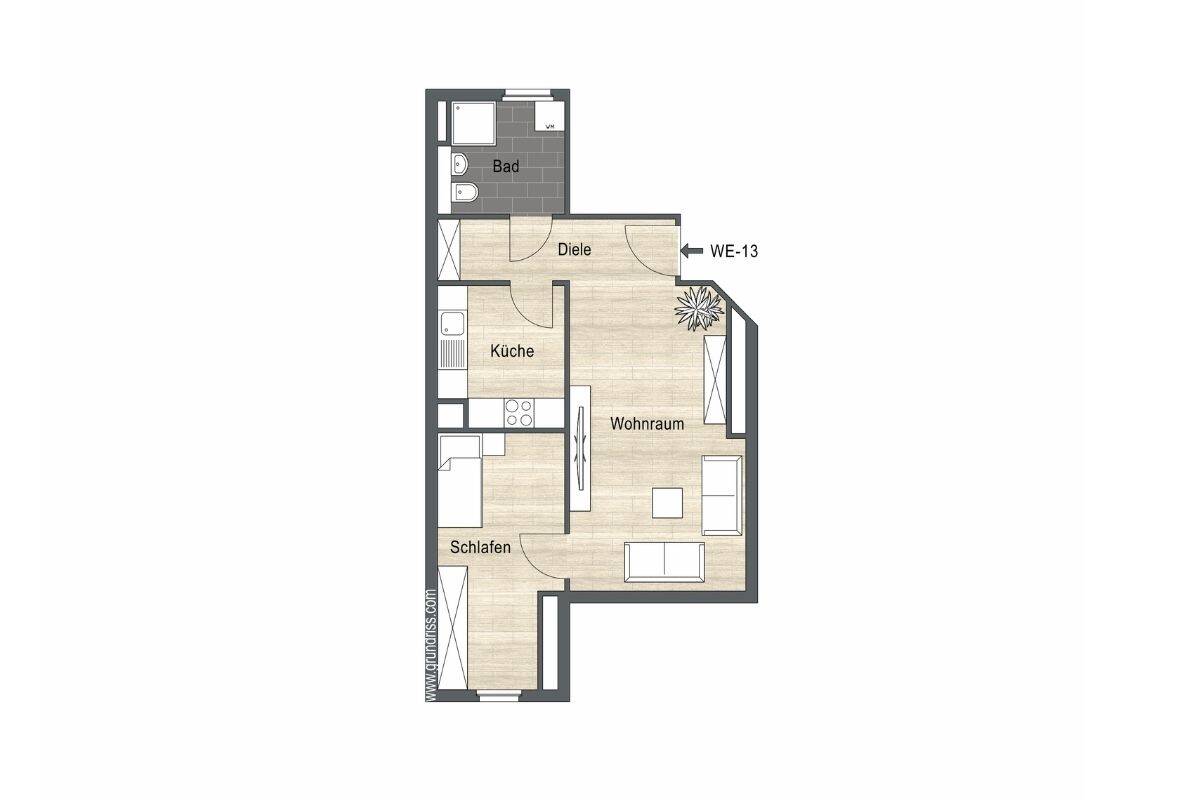 Urban und ruhig zugleich | 2-Zimmer-Wohnung in Hamburg-Rothenburgsort – 20539 Hamburg – Vorschaubild 5