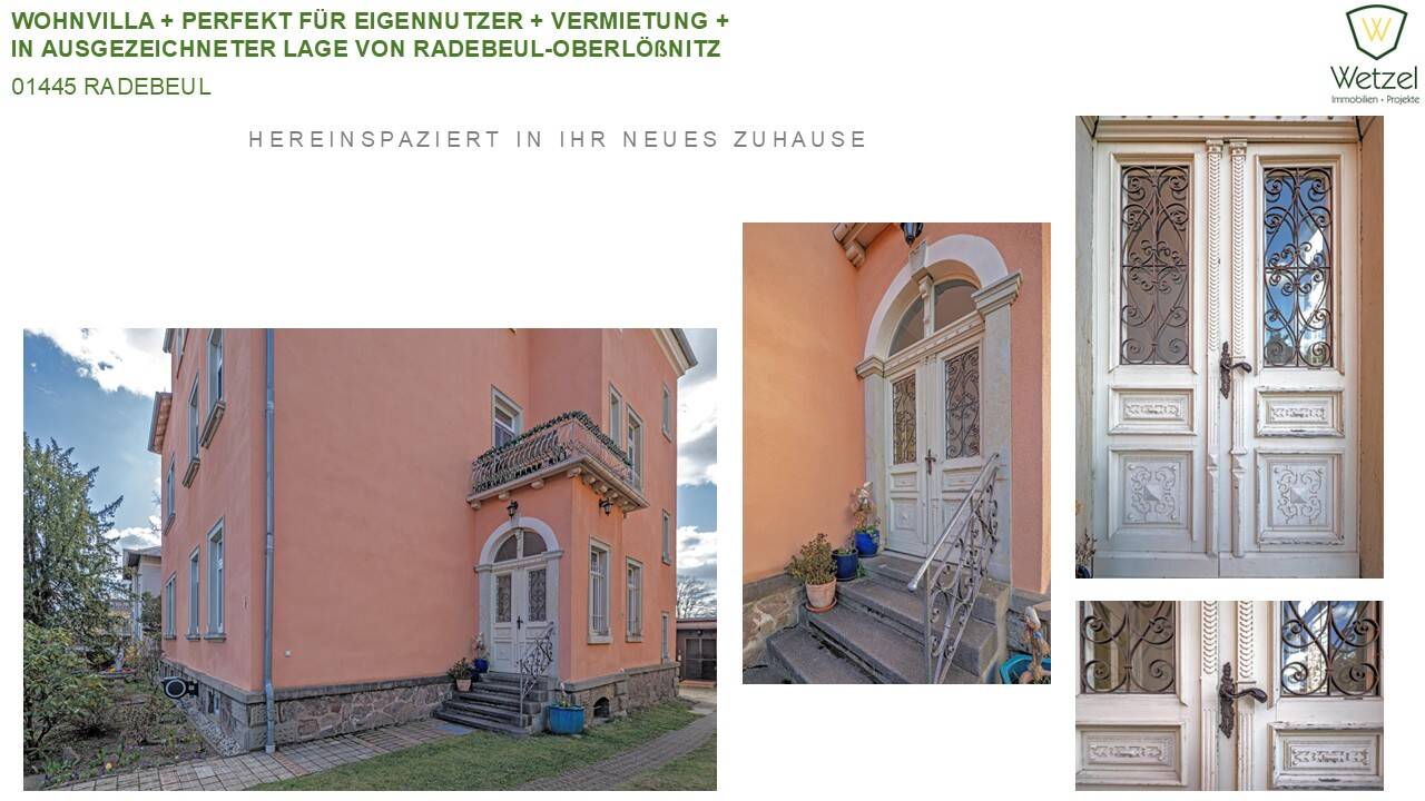 Begehrte Wohnlage in Radebeul-Ost (Oberlößnitz) + perfekt für Eigennutzer und für die Vermietung + schöner Garten + gewachsenes Wohnumfeld + + +, 1445 Radebeul