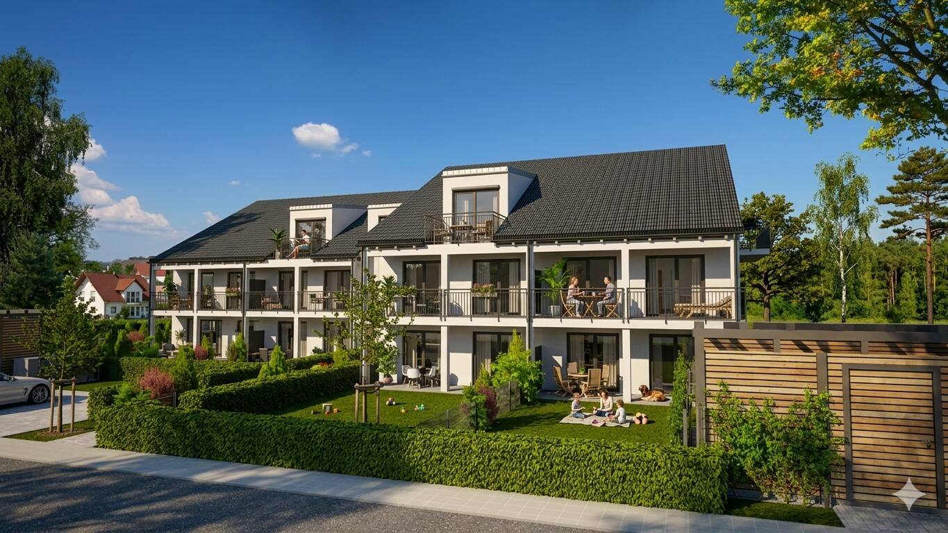 KfW 40 QNG: 150.000 € Förderkredit – 2 Zimmer EG Wohnung mit Nordterrasse – 85748 Garching b. München – Vorschaubild 3