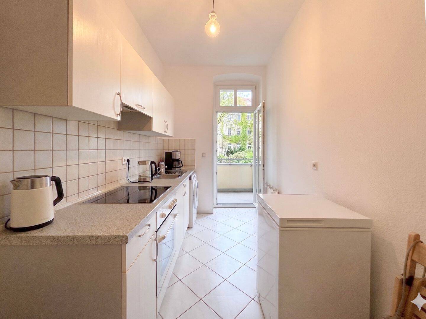 Leipzig-Gohlis | Balkon | Aufzug | Mosaik-Parkett | Einbauküche – Leipzig – Vorschaubild 3