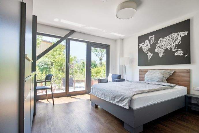 LUXUS Apartments mit Terrasse ab Sofort  Incl. Wäsche- und Putzservice, Minibar/Pantry, TV, exklusive Möbel und Designerbad! – 74074 Heilbronn – Vorschaubild 3